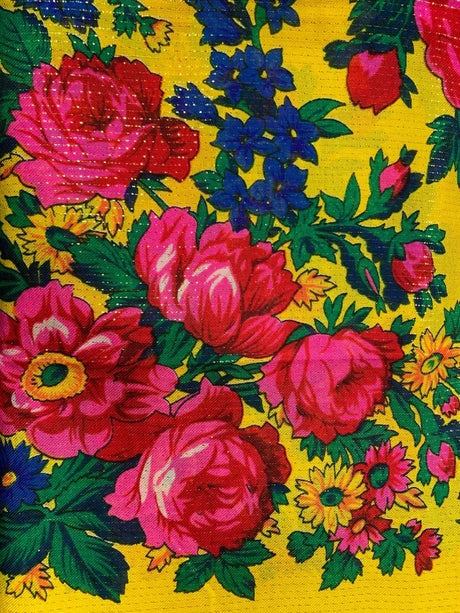 Metallic Kokum Floral Scarf Pack of 10 Scarf Canadian Distributor