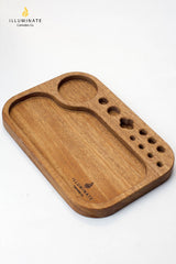 Mahogany regular rolling tray MK2- - One Wholesale