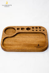 Mahogany regular rolling tray MK2- - One Wholesale