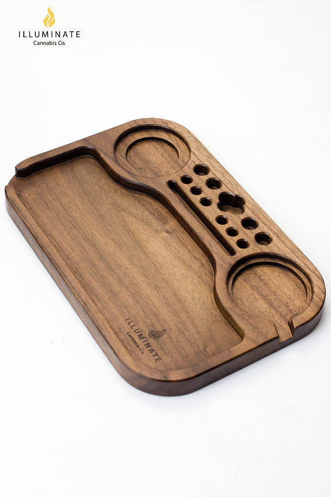 Walnut regular rolling tray MK1- - One Wholesale