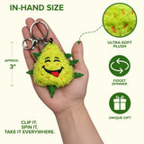 Bud the Weed Nug | Mini Plush Keychain & 420 Fidget Charm Stationery · Accessory PAW20