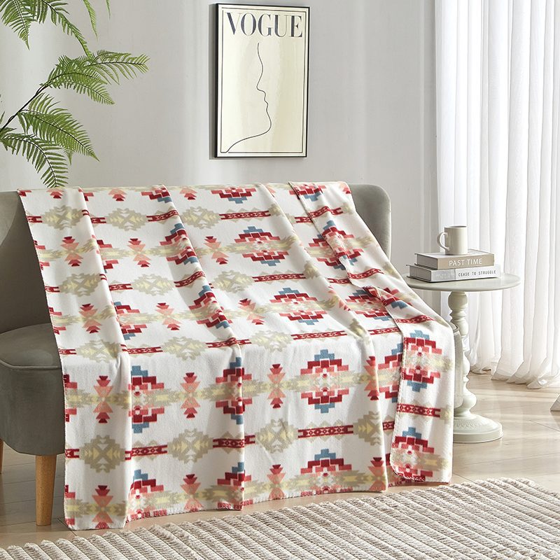 Nu Trendz | Solstice Pattern Polar Fleece Blanket-Assorted Box of 24 [0138] Blanket Canadian Distributor