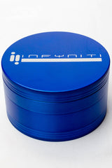 Infyniti 4 parts GIANT herb grinder ( GR1064 ) Regular Grinder ONE Blue