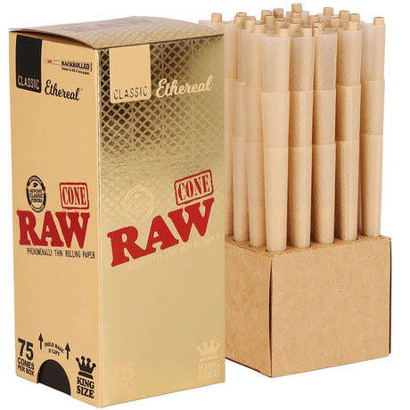 Raw | Ethereal Cones 75 Pre-rolled Cone (Bulk / Tower) ONE King Size