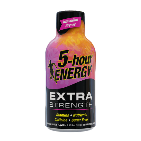Hawaiian Breeze Flavor Extra Strength 5-hour ENERGY Drink Energy Drink ONE