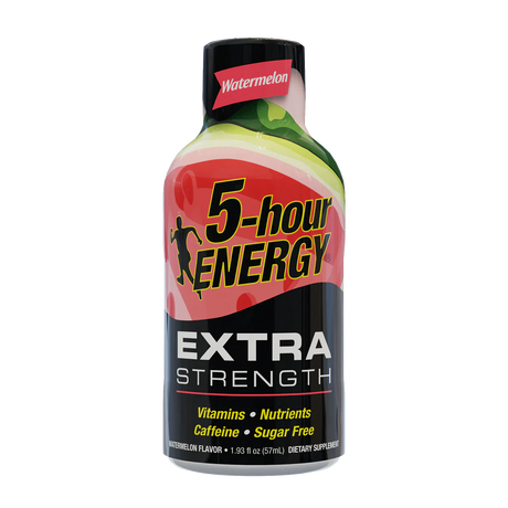 Watermelon Flavor Extra Strength 5-hour ENERGY Drink Energy Drink ONE