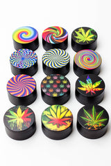 3 parts leaf black grinder  Box of 12- - One Wholesale