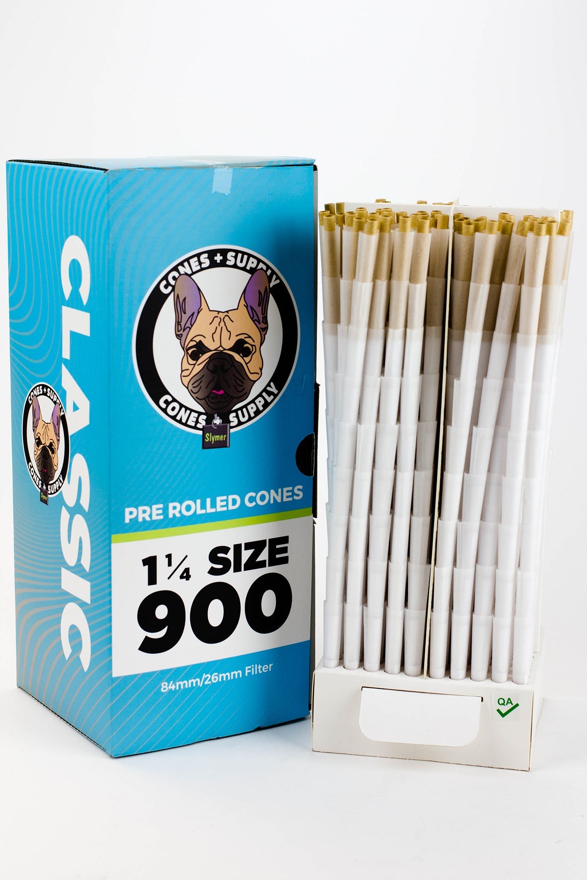 Cone + Supply 84 mm Pre-Rolled CLASSIC cones 900- - One Wholesale