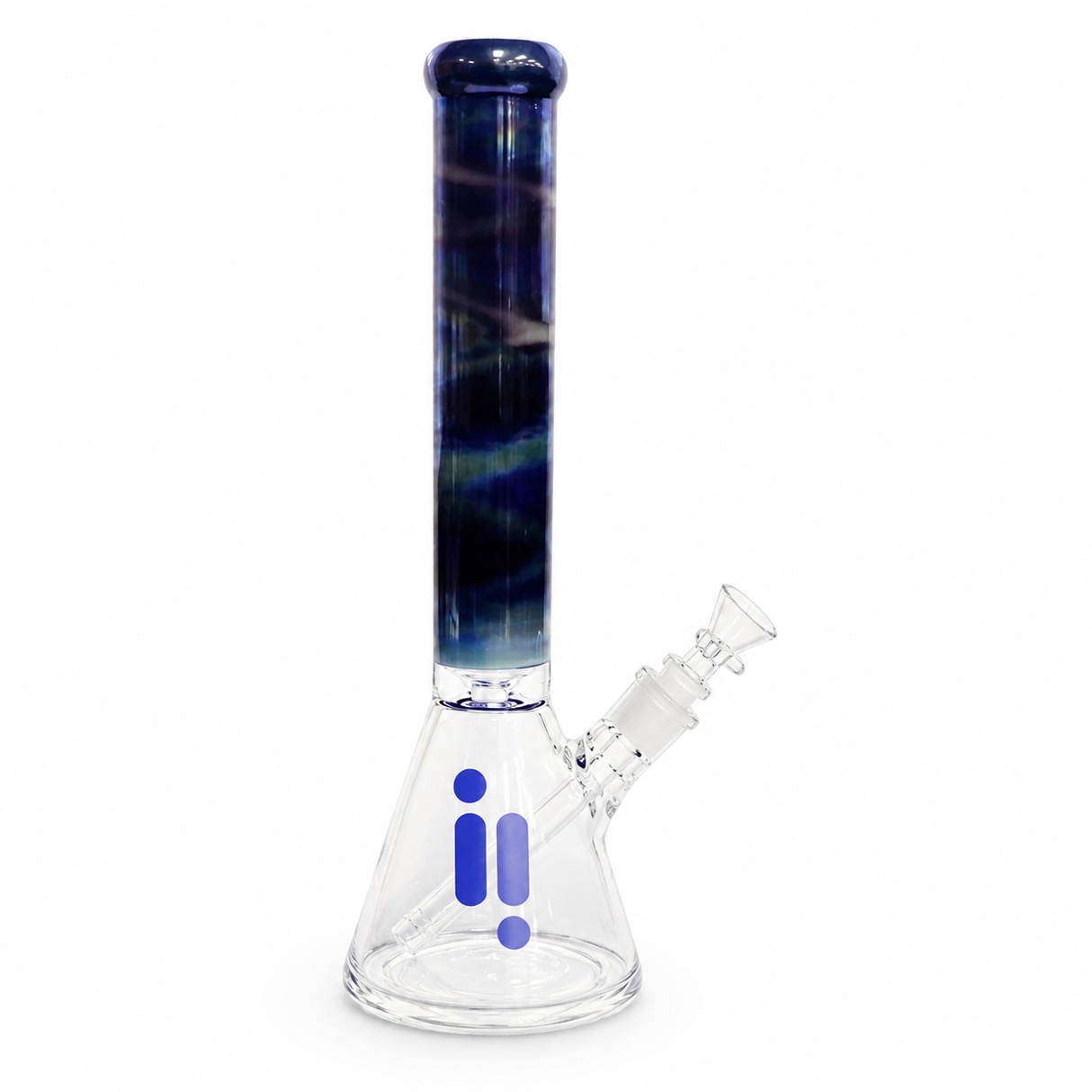Infyniti | 16" 7mm Branded Glass Beaker Bong with Tornado Perc [GP1650]