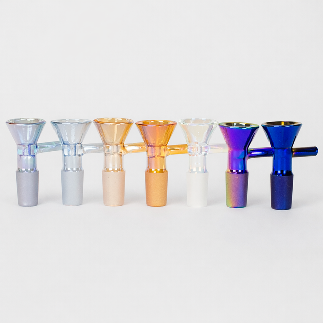 Electroplated 14mm Joint Glass Bowl ( PT1102 ) Bowl · Popper ONE