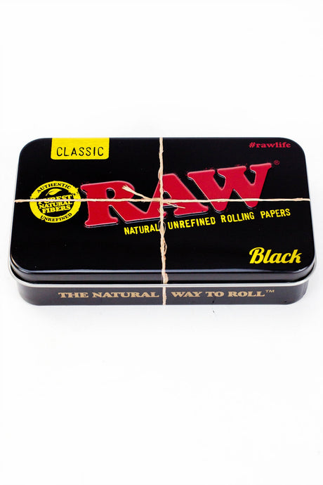 RAW Metal Tin Box-Raw Black - One Wholesale