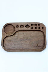 Wallnut regular rolling tray MK2- - One Wholesale