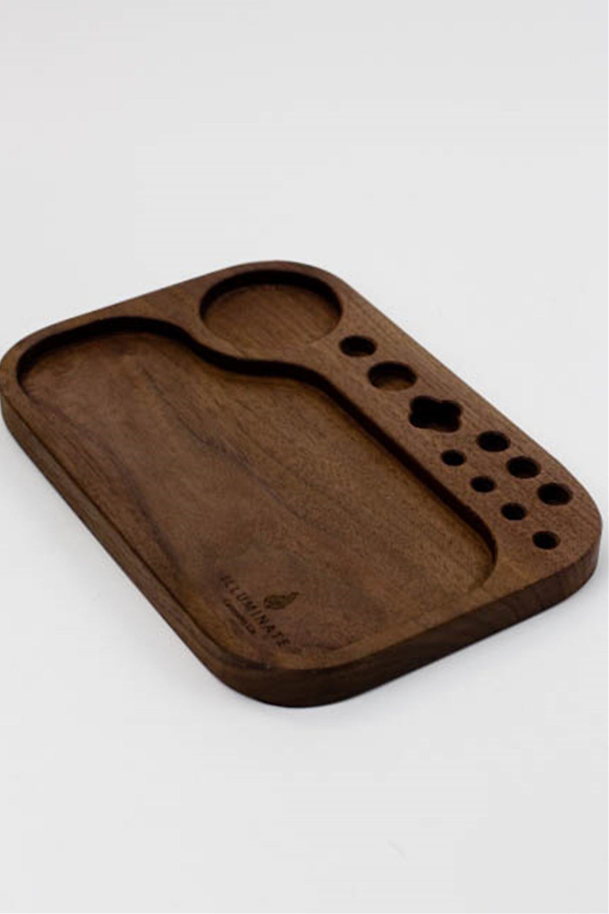 Wallnut regular rolling tray MK2- - One Wholesale