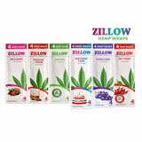 Zillow | Hemp Wraps – 4 Count (20 Packs / Box) Leaf Wrap LEHIGH WHOLESALE