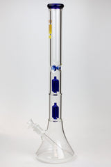 23" Infyniti Dual tree arms 7 mm glass water bong- - One Wholesale