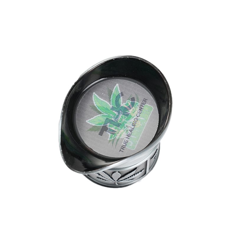 4 Parts 50mm Kettle Shape Metal Grinder Box of 6 [SMJL-008] Display Pack Canadian Distributor