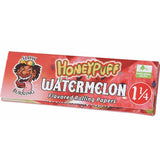 Honey Puff | Slow Burning Flavored Rolling Paper-12 booklets/display [P802x] 1 - 1/4" Size Canadian Distributor Watermelon