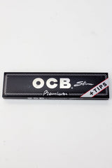 OCB King Slim Premium rolling paper with Tips- - One Wholesale