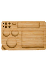 Choice Leaf Wood Rolling Tray- - One Wholesale