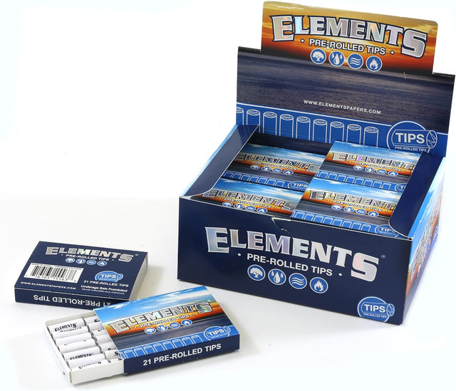 Elements | Pre-rolled tips Box of 20 Filter Tip ONE