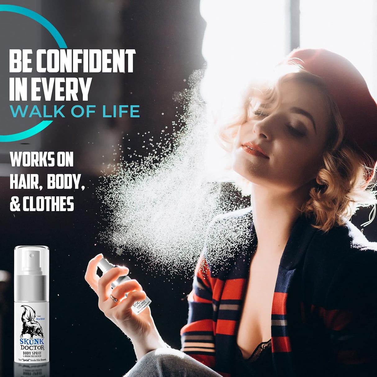 Skunk Doctor | Smoke Odor Eliminator Body Spray Display of 15 Odour Eliminator Spray Smoke & Vape Distributor