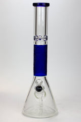 16" Genie 9 mm beaker glass water bong- - One Wholesale