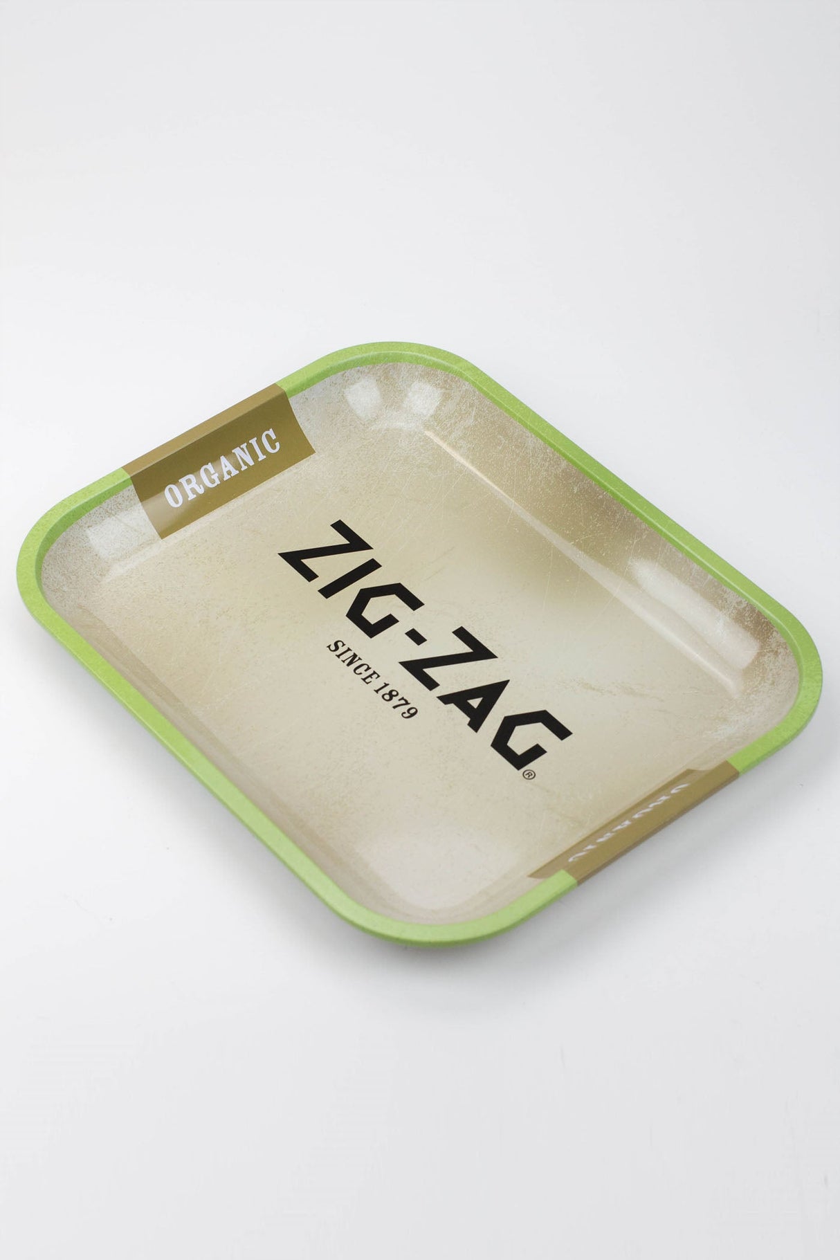 Zig-Zag Metal Rolling Tray - Large-Organic - One Wholesale