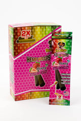 HONEYPUFF Fruit Flavored Hemp Wraps Leaf Wrap ONE Strawberry