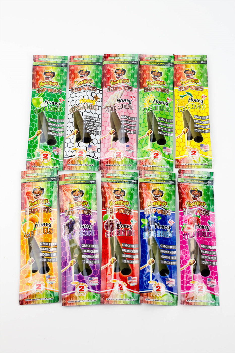 HONEYPUFF Fruit Flavored Hemp Wraps Leaf Wrap ONE