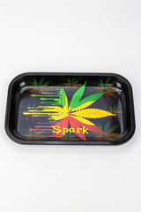 SPARK - Rolling Tray [MEDIUM]-Rasta - One Wholesale