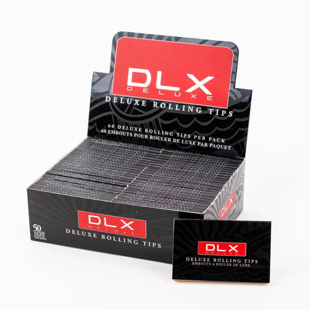 DLX Rolling paper filter tips Box of 50- - One Wholesale