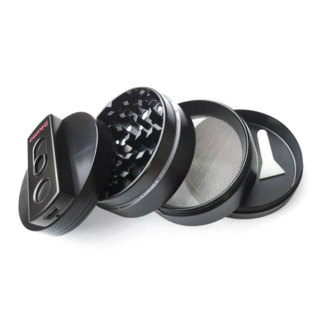 Best 2 in 1 Grinder & USB Lighter, 4 Parts (60mm)