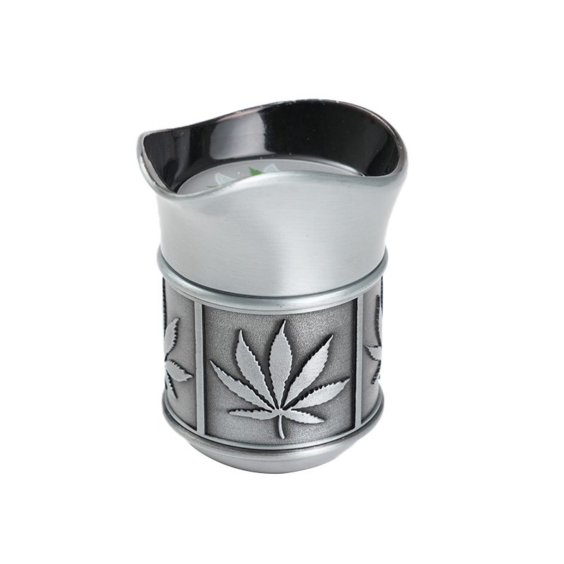 4 Parts 50mm Kettle Shape Metal Grinder Box of 6 [SMJL-008] Display Pack Canadian Distributor