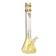 SC Red Eye Glass 16" Six Ring Colour Changing Beaker Bong