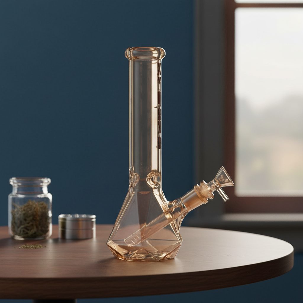 Xtreme | 10″ Metallic Terminator Finish Orion Beaker Base Glass Bong [XTR-MY008] – Box of 12 Glass Bong Canadian Distributor