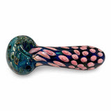 5" Blue Webwork Glass Hand Pipe Glass Pipe Super Supplys Inc
