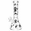 10" Glow-in-the-Dark Mushroom Beaker Bong Glass Bong Super Supplys Inc Default Title