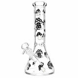 10" Glow-in-the-Dark Mushroom Beaker Bong Glass Bong Super Supplys Inc Default Title