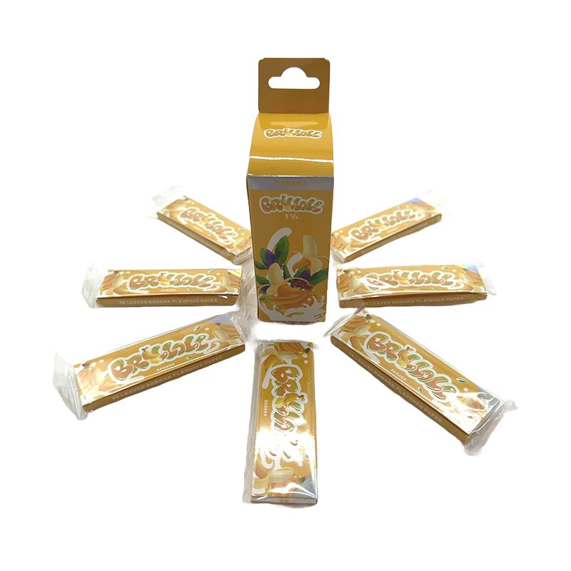 Brilloll | ACE Flavored Rolling Paper – 1¼ Size 1 - 1/4" Size Canadian Distributor Banana