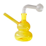 4" Oil Burner Water Bong [AK-I4] Oil Burner Canadian Distributor Yellow