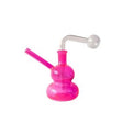 4" Oil Burner Water Bong [AK-I4] Oil Burner Canadian Distributor Pink
