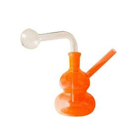 4" Oil Burner Water Bong [AK-I4] Oil Burner Canadian Distributor Orange