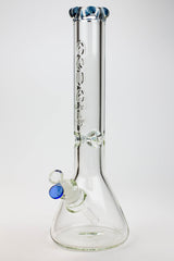 15.5" AQUA Glass / 9mm / glass beaker water bong-Blue - One Wholesale