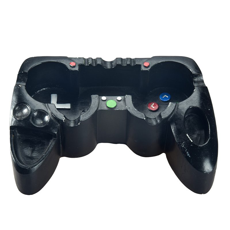 Game Controller Design Resin Ash Tray Black Color [ASH204]