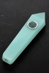 Acid Secs - Glow In The Dark Luminous Crystal Stone Smoking Pipe Quartz · Stone Pipe Acid Secs Productions Inc. Jade