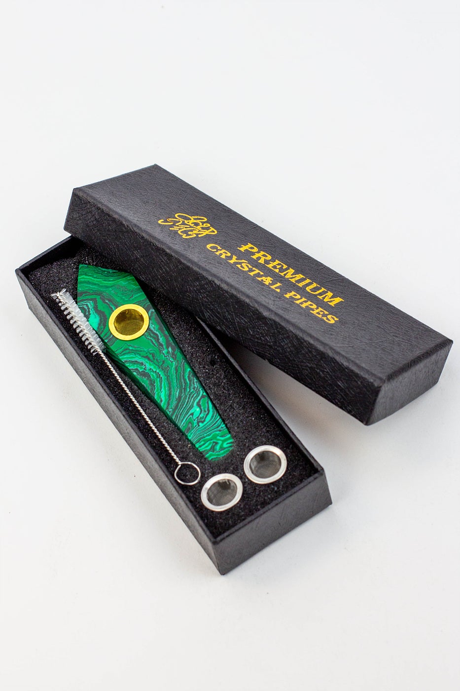 Acid Secs - Crystal Stone Smoking Pipe without choke hole Quartz · Stone Pipe Acid Secs Productions Inc.