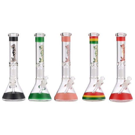 Kush | 16" 7mm Glass Beaker Bong [AK089] – Box of 6 Glass Bong Canadian Distributor