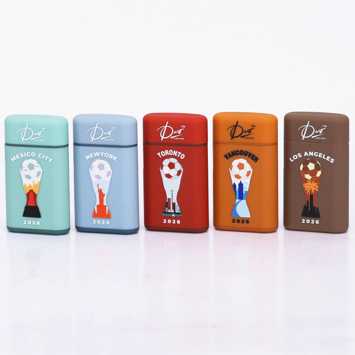 DUCO™ | AVALON – Soccer Collection Limited Edition Jet Flame Lighter (Display of 34) Torch ONE TRADING