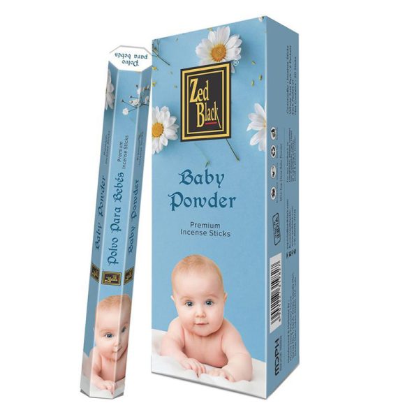 Zed Black | Premium Incense Sticks – 6 pack Incense Canadian Distributor Baby Powder