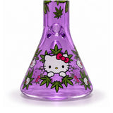 14" Character & Leaf Pattern Beaker Glass Bong Super Supplys Inc